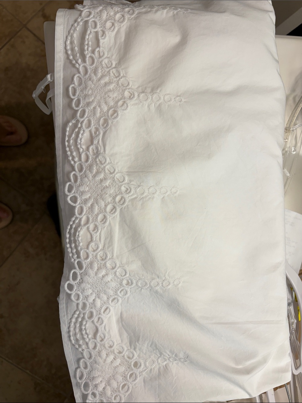 Gilligan & O'Malley White Lace-Trim Camisole & Shorts Sleep Set - Picture 11 of 13